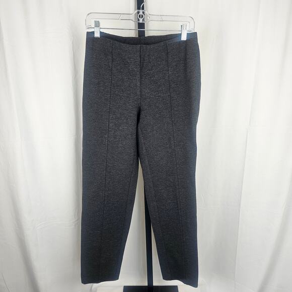 J. Jill Ponte Slim Leg Stretch Pants Gray S NWOT Made in Bahrain - Picture 1 of 4